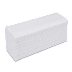 Falthandtuch Z-Falz hochweiss, 2-lagig, ca. 24 x 24 cm